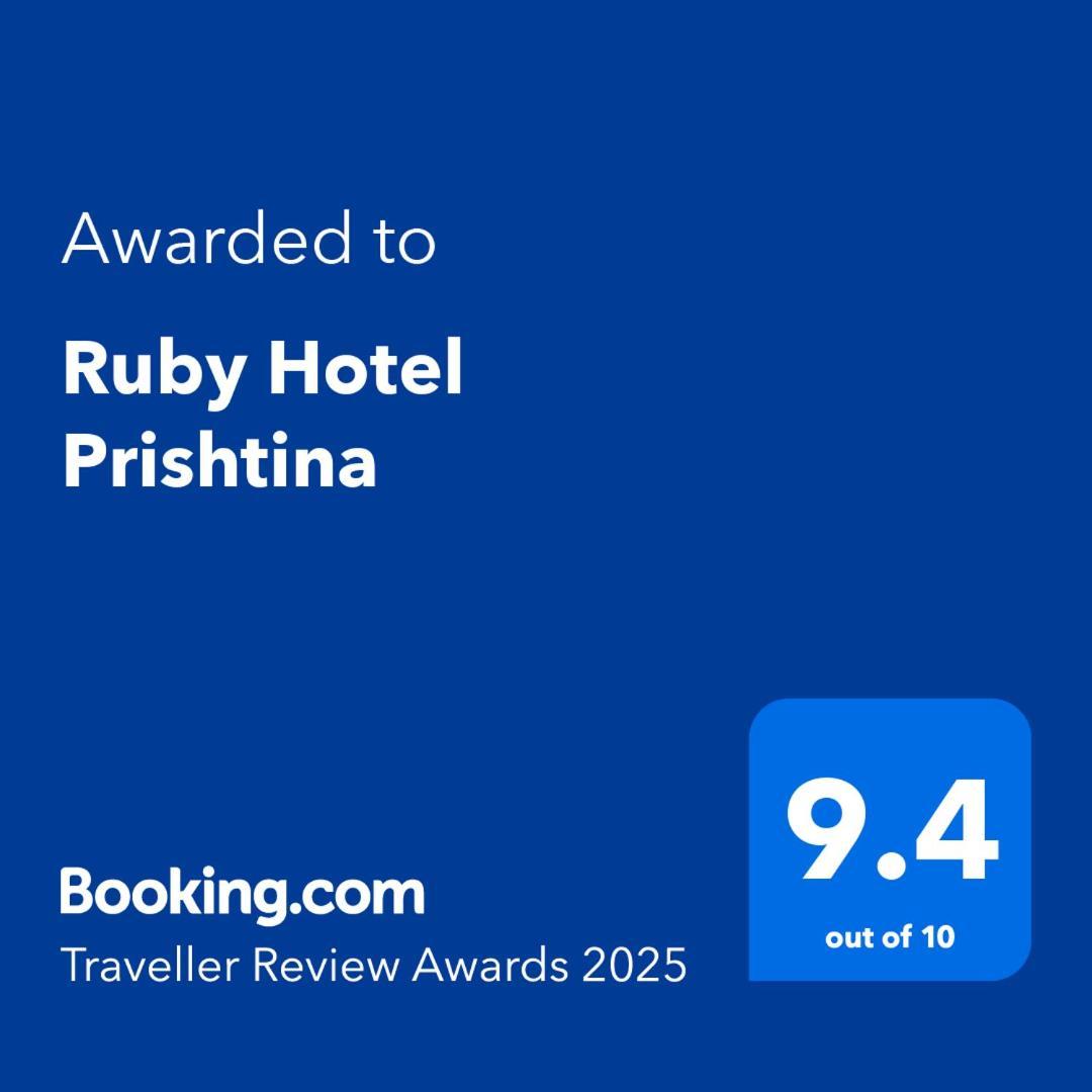 Ruby Hotel Prishtina Pristina Eksteriør billede